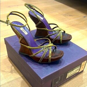 !!!!SOLD!!!! Prada - VINTAGE! 2004! Snakeskin